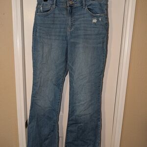 Knox Rose Elastic Waistband Stretch Flare Jeans